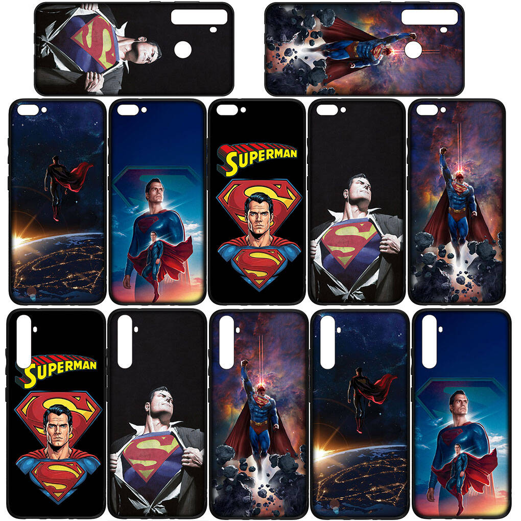 for iPhone 17 16 15 Xiaomi Poco F7 F8 X7 X6 C85 C75 C71 M8 Redmi Note 14 13 12 11 Pro Max 14C 13C 15C A4 Phone Case Cartoon Super Hero Supermans Man