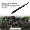15 Inch Curved Tire Iron Motorcycle Tire Spoon Lever Tire Changing Tool for Dirt Bike ATV Lawn Mower Tractor Bike