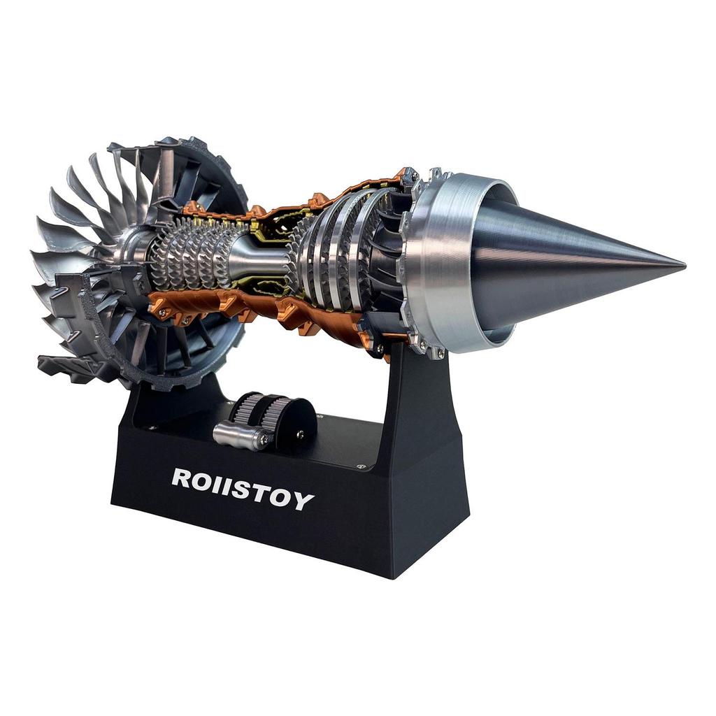 Rolls-Royce Turbofan Jet Engine Model Kit for Science Experiments & Fighter Jet Startup