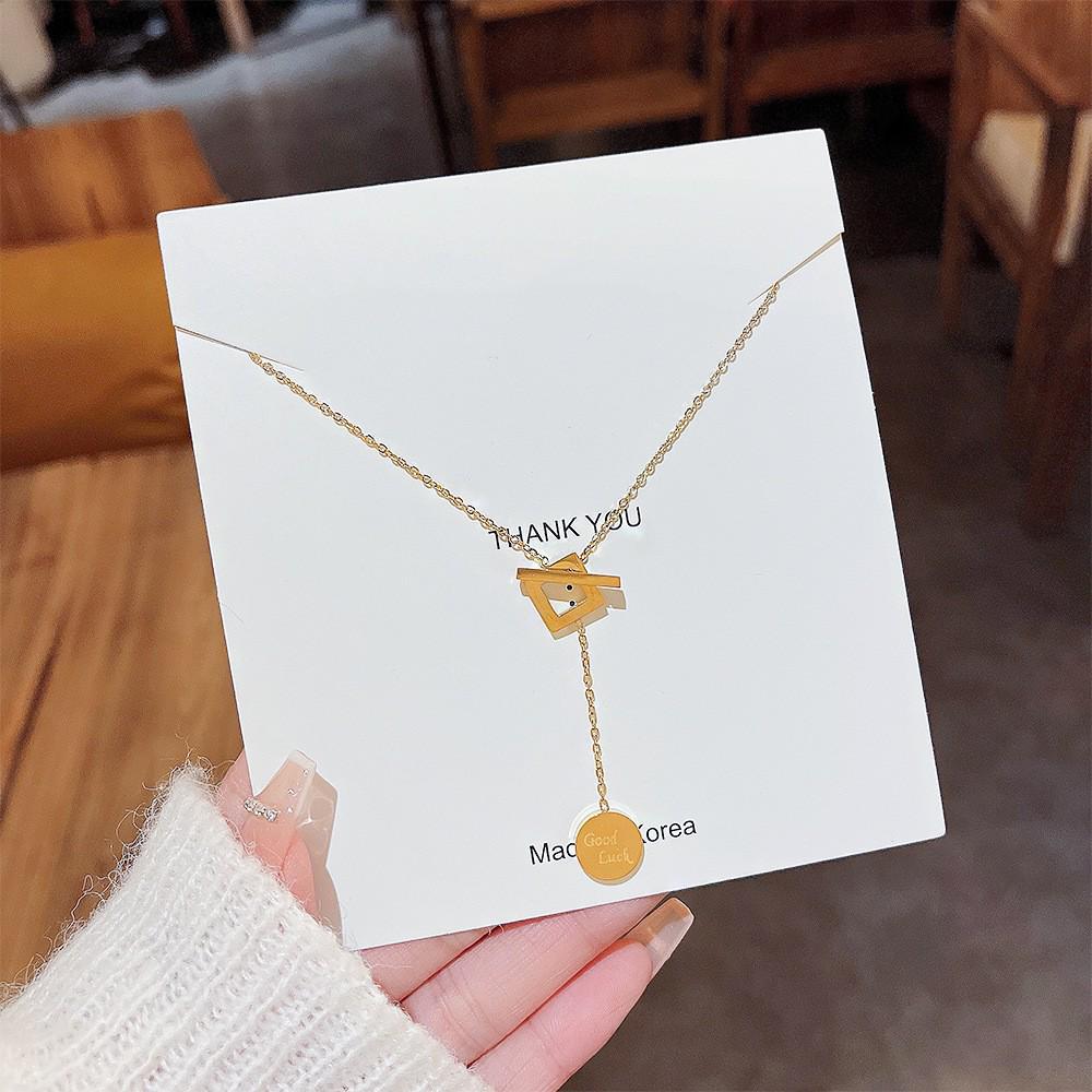 

2025 Stylish Titanium Zircon Bear Necklace for Women - Exquisite Clavicle Chain