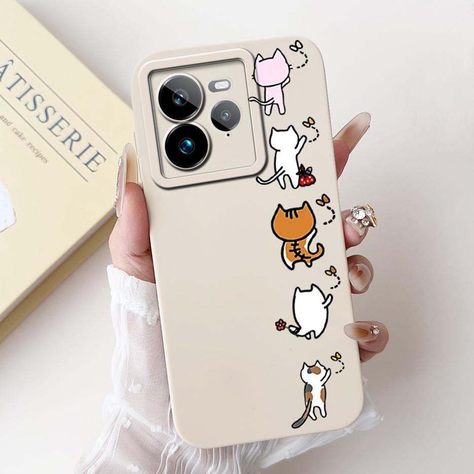 For Realme GT7 Case GT 7T 5G RMX5061 Luxury Art Painted Cover Soft Silicone Case For Realme GT 7 Pro GT7 T RealneGT 7T 5G Fundas