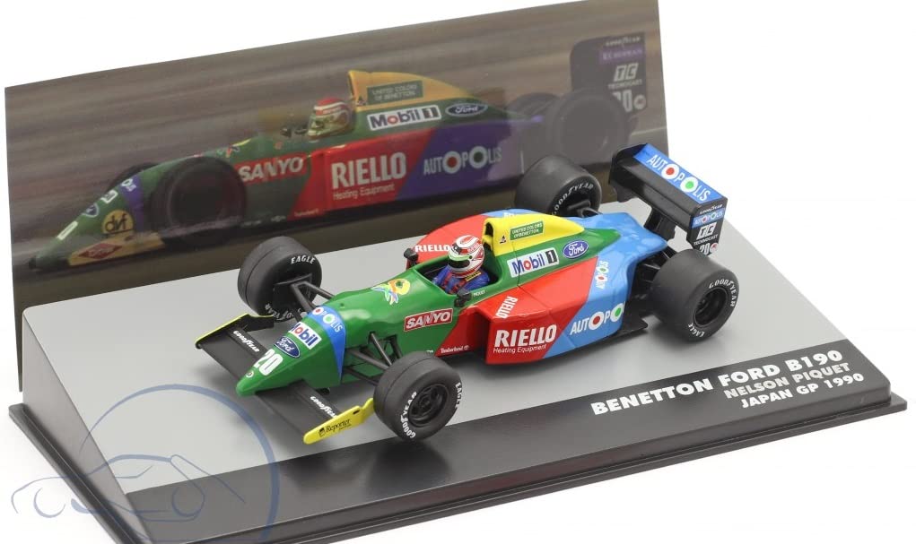 

F1 Minicar Benetton B190 Nelson Piquet Japanese Grand Prix 1990 NELSON PIQUET 1/43 [Used]