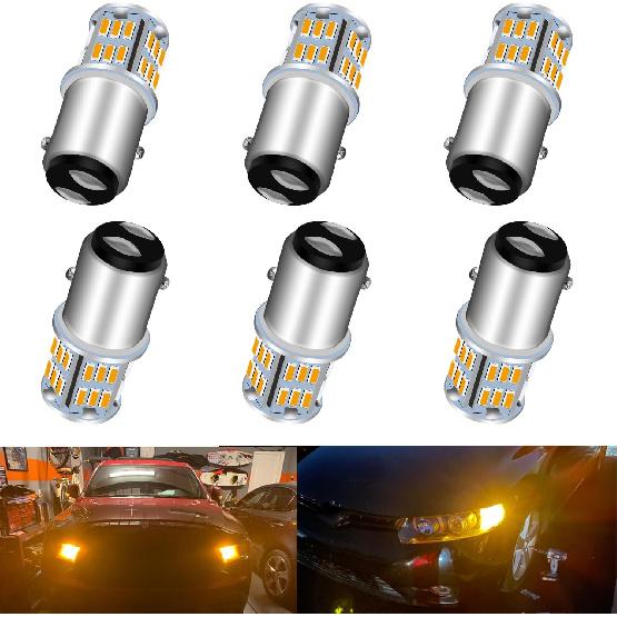 1157 LED Bulb Red for Tail Lights Brake Lights Super Bright 2057 2057A 7528 BAY15D 2357 LED Bulb Replacement for Tail Stop Brake Signal Running