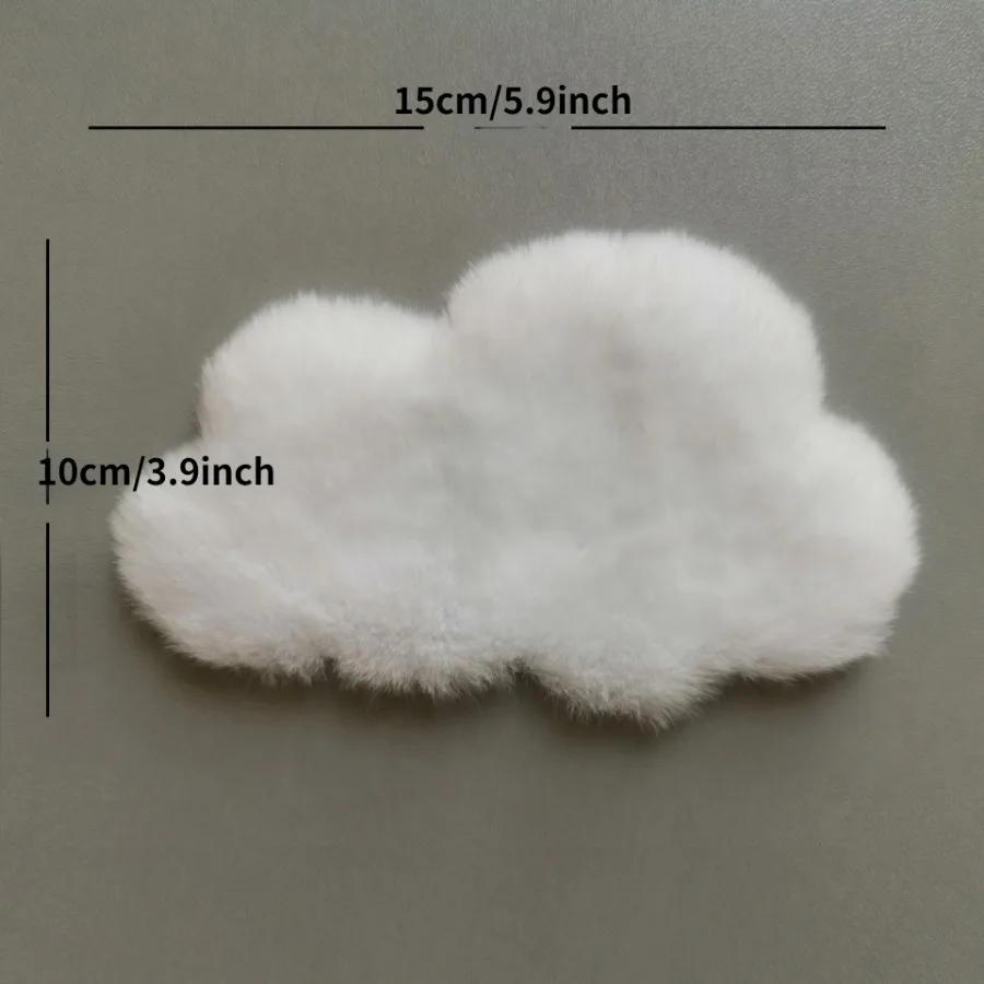 

1PC 1:12 Doll House Accessories Bedroom Living Room Mini Plush Carpet Decoration Scene Shooting Props