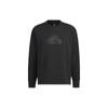 SS24 True Healing Series Solid Color Spliced Letter Print Crew Neck Long Sleeve Sweatshirt Men Sweatshirt Black IQ1374