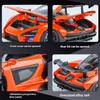 1/24 Mclaren Senna Super Sports Mini GT Kovová slitina Odlévaný model auta Zvukové světlo Sběratelský Hobby Displej Dekorativní Dárková krabička