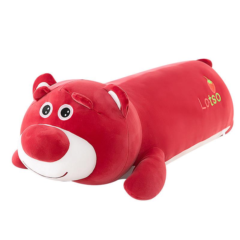 

Red Plush Lotso Toy Soft Filled Doll Room Decorations Children Gift Holiday 70cm