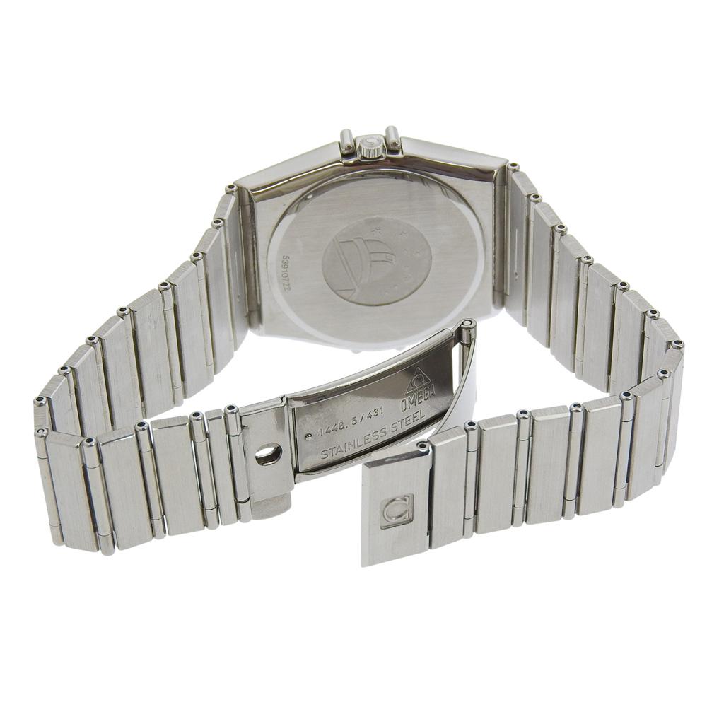 Omega Constellation Watches 396.1070 Cal.1438 SilverDial Stainless Steel Quartz Analog Display Unisex Used
