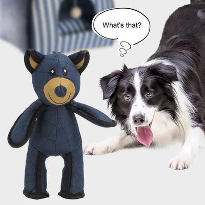 2 Pcs Unbreakable Bear Dog Toy for Aggressive Chewers Indestructible Stuffed
