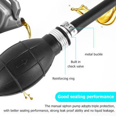 Hand Fuel Pump Car Fuel Tank Sucker Oil Transfer Fuel Pump Petrol Diesel Liquid Manual Pump Fuel Saver Liquid Transfer Tool