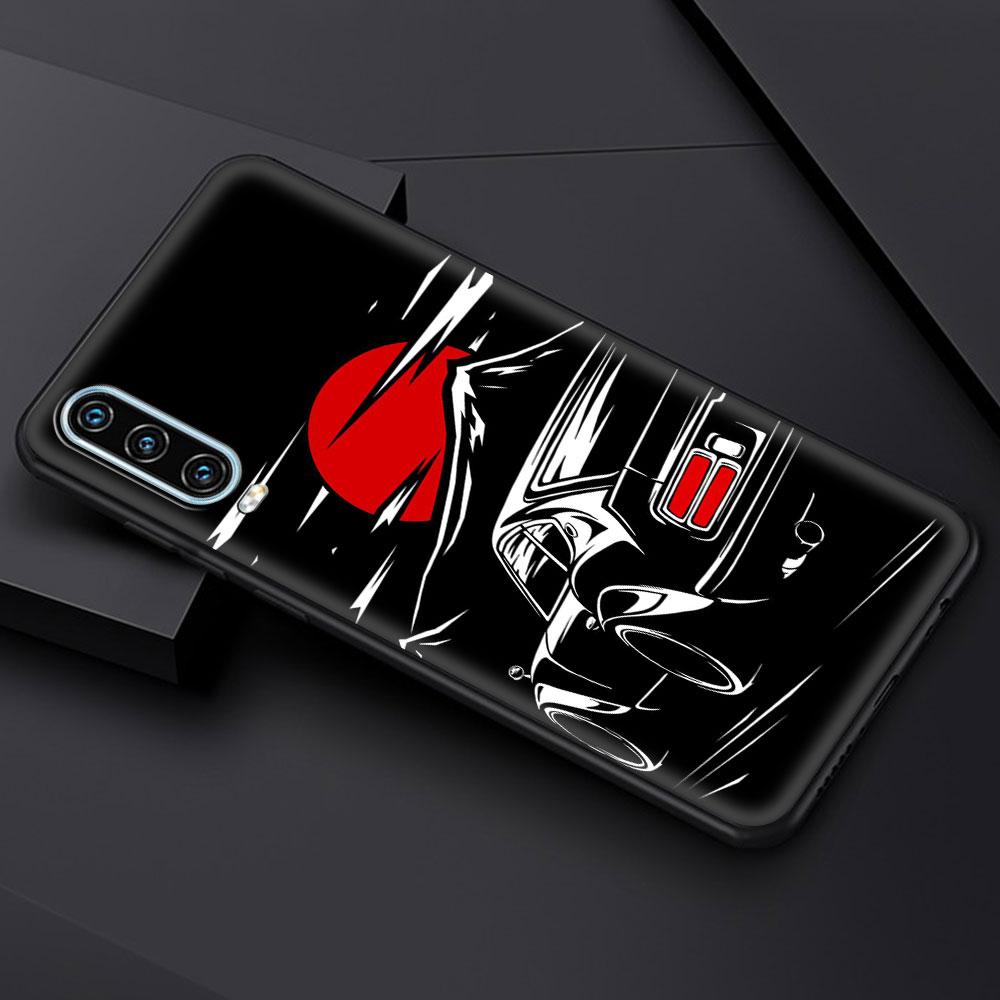 Japan JDM Sportwagen Männlich Männer Handyhülle Für Huawei P30 Lite P50 Pro P20 P40 Lite E P Smart Z 2021 Y6 Y7 Y9 2019 Y6p Y9s Hülle
