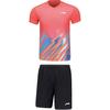 Li Ning Badminton Series Color Block Comfortable Competition Casual Sports Suit Unisex Sportswear AATU031-4