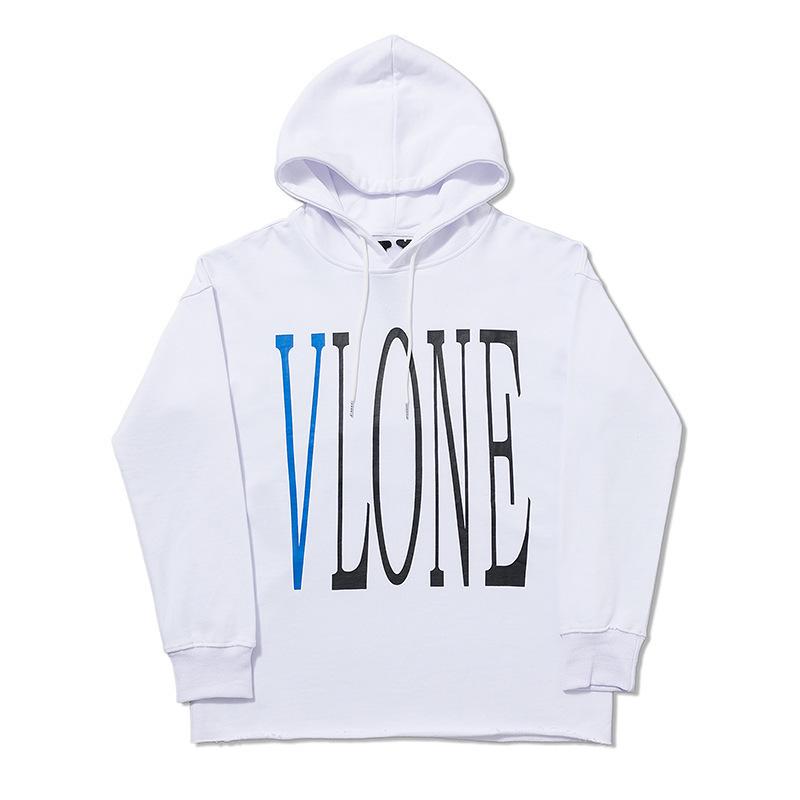 Vlone Blue Big V Venom Snake Hoodie: Unisex Loose Fit Sweatshirt