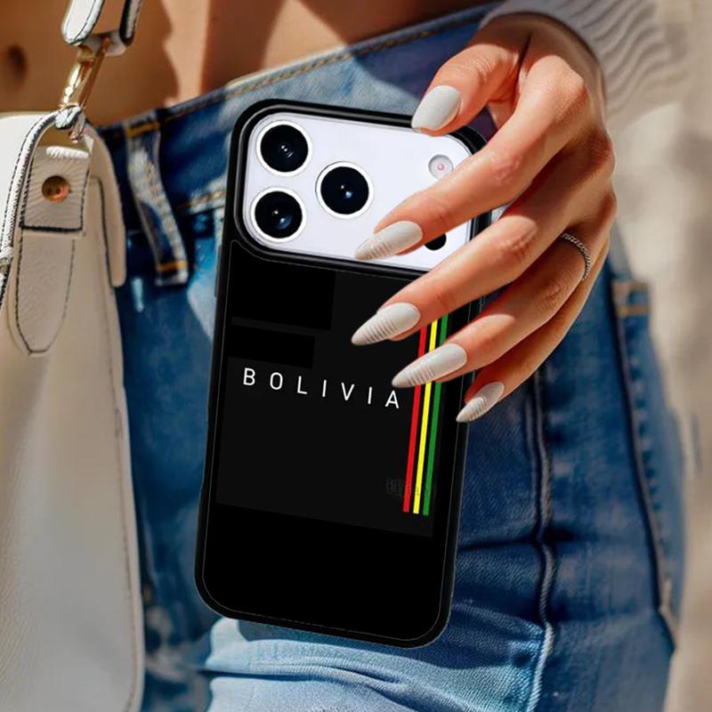 Bolivia Flag Soft Phone Case For iPhone 17 Air 14 15 13 12 Max Cover For Apple 14 15 16 16e 11 Pro Max Plus Coque