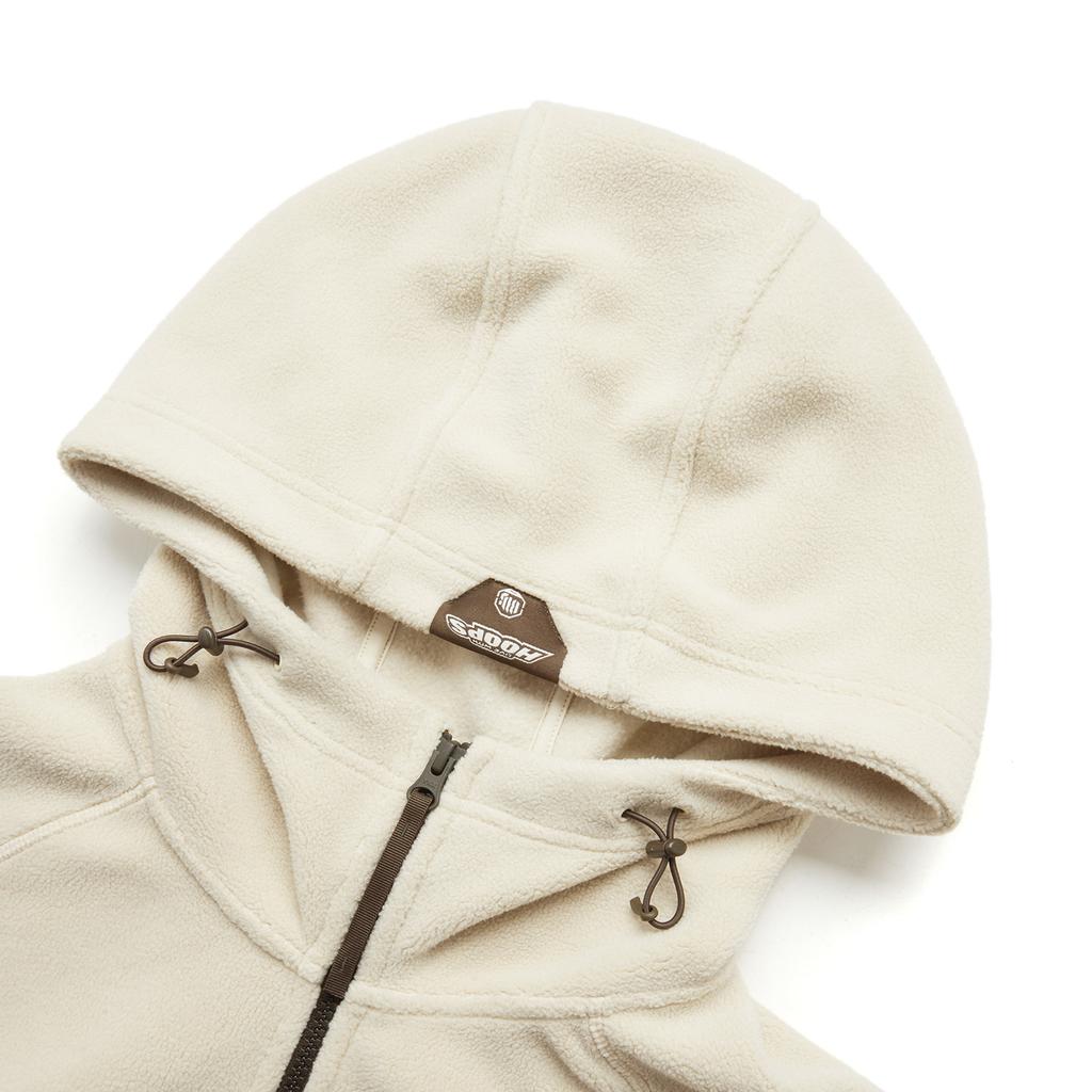 Li-Ning Anti-Five Series Loose Comfortable Warm Fleece Jacket Men Jacket Rock-White Gray AFDU499-1