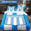 Racing Team Emblem 3pcs Bedding,Including 1pc Duvet Cover And 2pcs Pillowcases Perfect for Christmas,Ideal for Bedroom, Dormitory