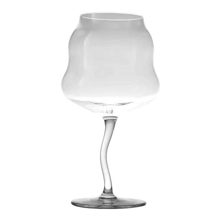 Multicolour Goblet Glass Cup Cocktai Coffee Champagne Wine Cups Whisky Milk Glasses Ice Cream Dessert Cup Home Party Stemware