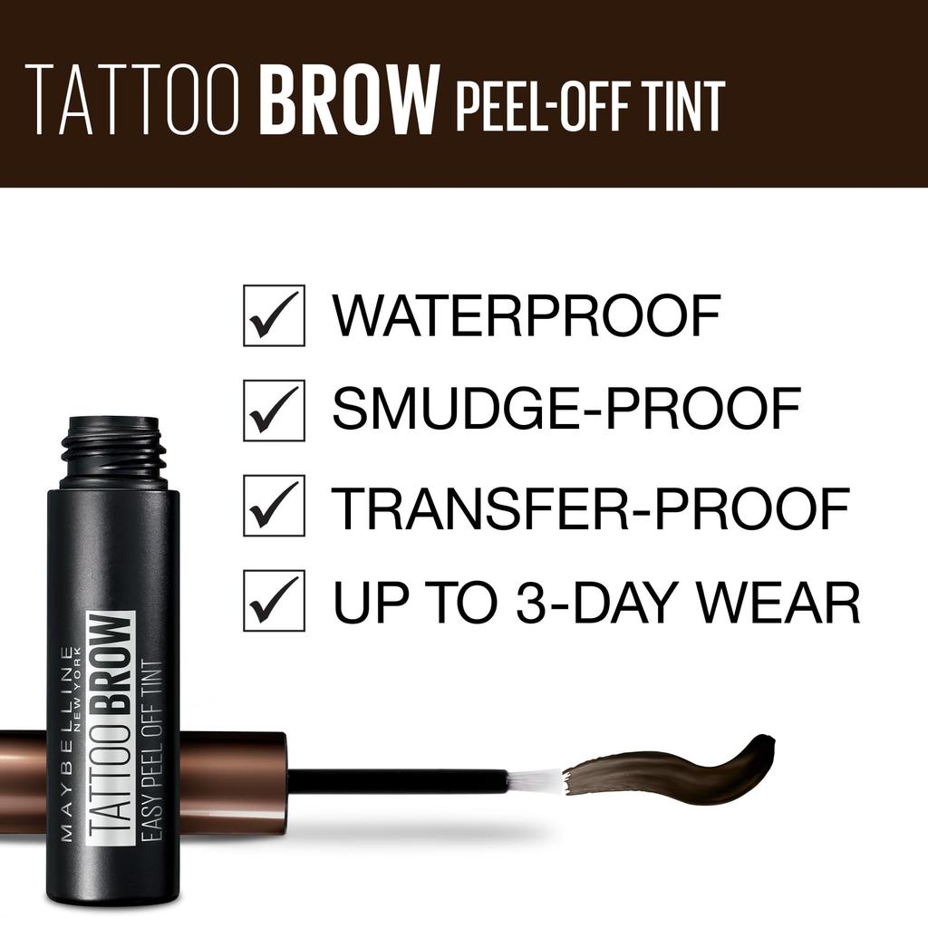 Maybelline New York Tattoo Brow Tint Dark Brown 4.9ml