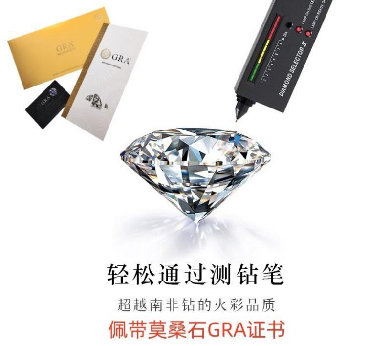 Anello Classico Semplice in Oro 18k a Forma di Occhio di Cavallo con Diamante Moissanite da 1ct per Donna Regalo Gioielli Preziosi per Matrimonio
