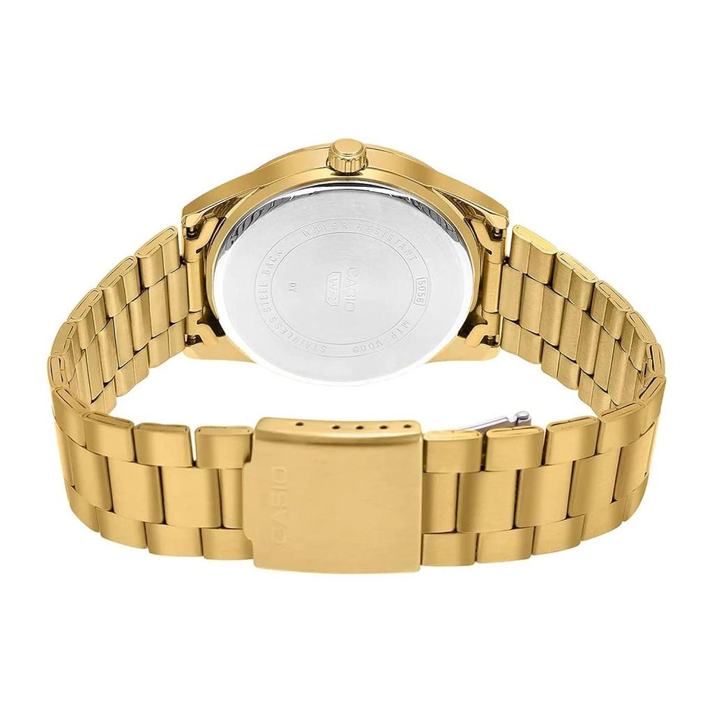 Casio Classic Fashion Waterproof Quartz Movement Stainless Steel Strap Watch Men Watches Black MTP-VD03G-1A