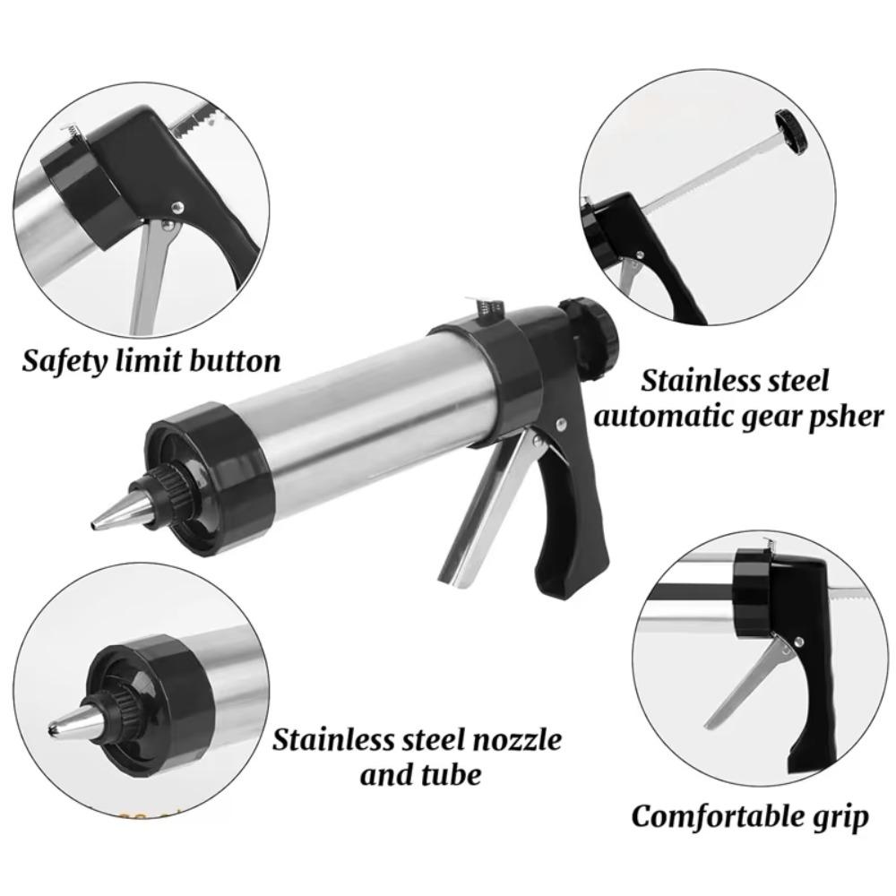 Stainless Steel Biscuit Maker DIY Cookie Press Kit Cookie Making Machine Cake Decoration