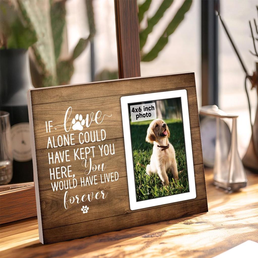 Pet Memorial Gifts, Dog Memorial Gifts for Loss of Dog, Sympathy Gifts for Loss of Dog Cat, Pet Remembrance Gift, Dog Picture Frame, Cat Memorial
