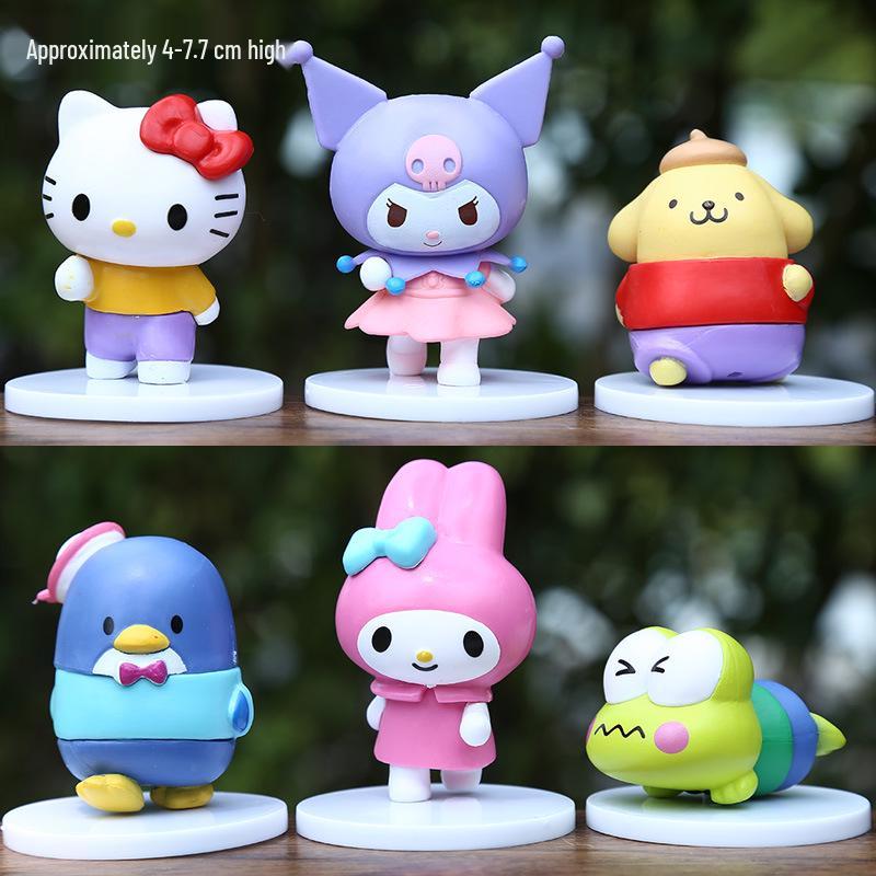 Cartoon KT Series Blind Box: Melody, Pompompurin, Penguin Figures - Desktop Ornaments