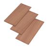 3PCS Guitar Veneer 188x98x2mm Sapele Wood Guitar Headplate Head Veneer for Repairment