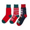 Urban Classics Childrens/Kids Dog Christmas Socks (Pack of 3)