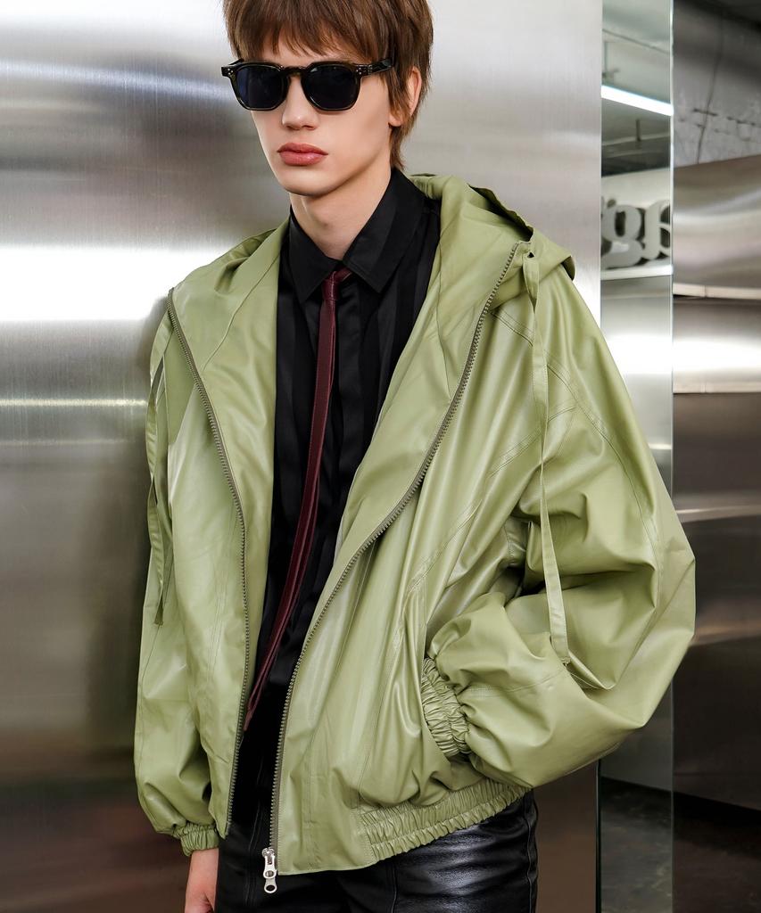 Untage Utg Hooded Blouson [Khaki(Unisex)]_Uto-Ss06