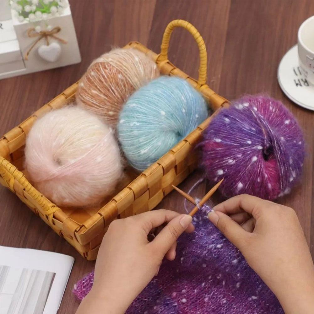 Colorful Fur Yarn 50g Hand-Knitted Yarn  for Making Sweaters Shawls Blankets Handicrafts