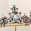 Headwear Baroque Color Alloy Crown Bride Wedding Dress Accessories Birthday Party Princess