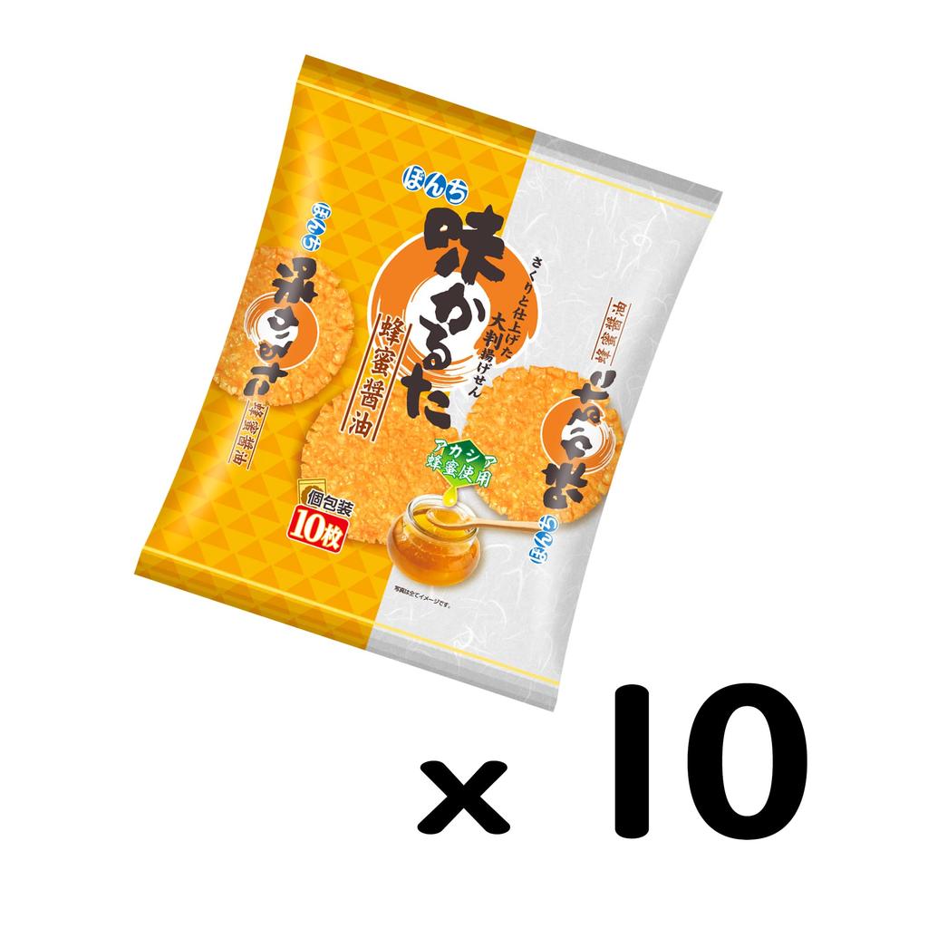 Bonchi Flavored Karuta Honey Soy Sauce 10 cards x 10 bags
