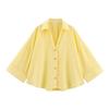 Summer 2025 Women's Slimming Linen Striped Long-Sleeve Shirt