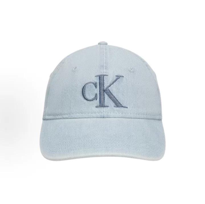 Calvin Klein Retro Letter Embroidered Curved Brim Hat for Young Men Women, Adjustable Breathable UV Protection Headwear 4G5017G460
