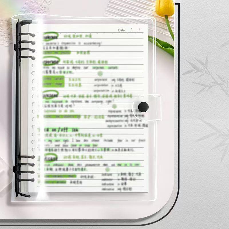 PVC Soft Cover B5 Notebook with Removable A5 Planner Diary