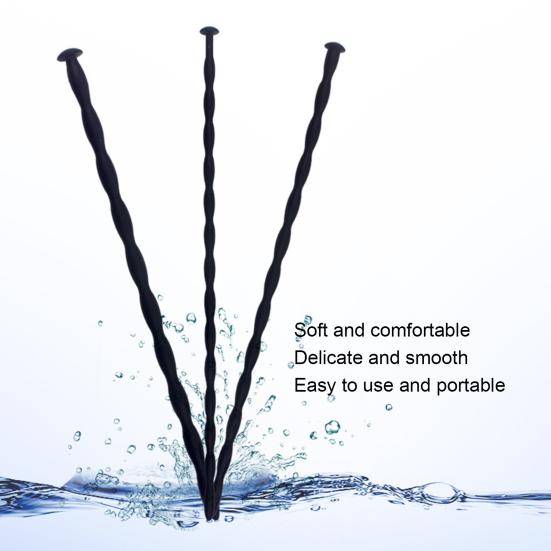Urethral Tube Rod Effective Ergonomic Silicone Penis Plug Male Sex Catheter for Adult Men