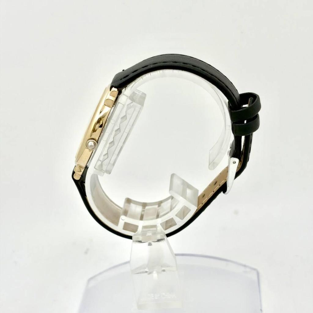 Used [New Battery] SEIKO NOUVEAU Men's Watch Gold 9021-608A 592457 New Belt