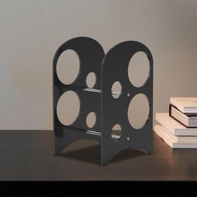 Acrylic Wine Rack Red Bottle Holder, Freestanding, Display Storage for