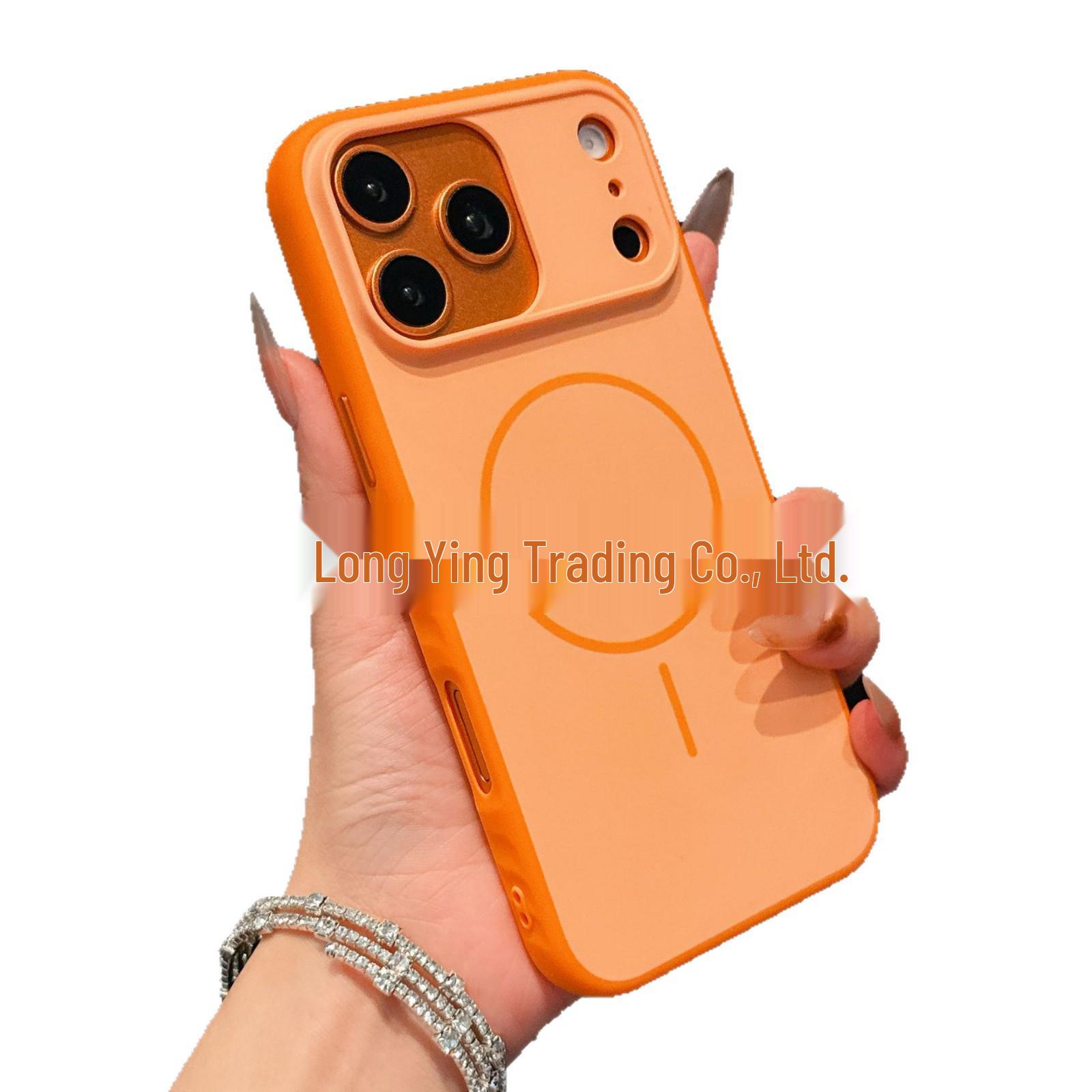 Apple 17 Pro Max Skin-Feel 2-in-1 Magnetic Anti-slip Case for iPhone 16 Pro 16 Pro