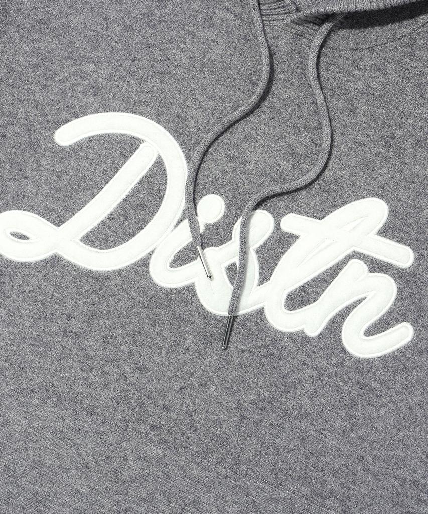 DISTN9NE Logo Hoodie Knit Melange Grey (Lp1Su059-097)