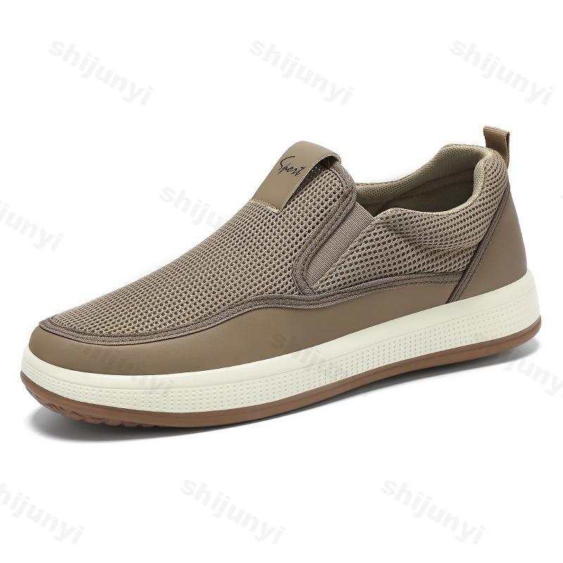 Men's Casual Shoes 2025 Fashion Men Leisure Sneakers Soft Sole Mesh Breathable Outdoor Anti Slip Comfortable Running Shoes