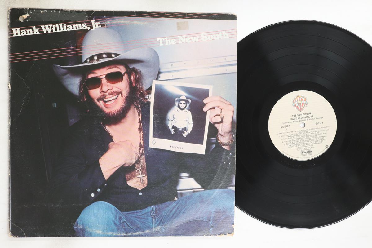 

LP Record HANK WILLIAMS JR. New South Live BS3127 WARNER BROS 1977 US Rock Used