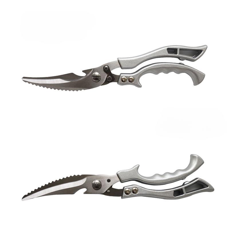 1PC Bone Scissors Kitchen Scissors Strong Chicken Bone Scissors Stainless Steel Meat Scissors Chicken Fish Bone Kitchen Scissors
