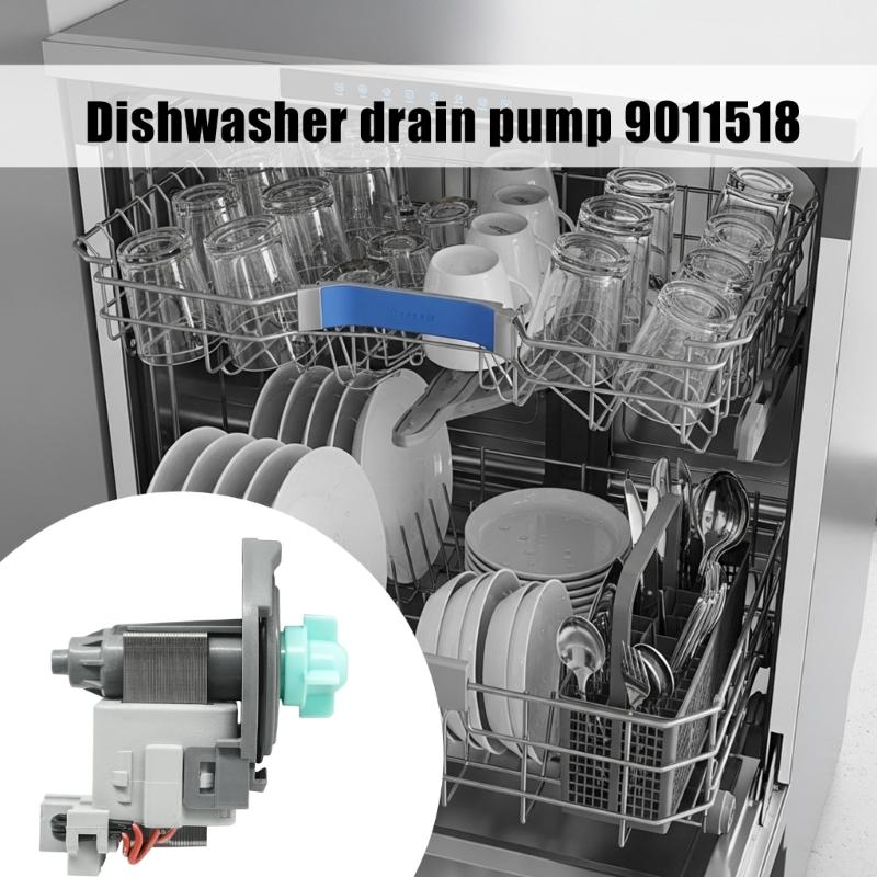 System pompy wody zmywarki ze zwiększoną wydajnością odprowadzania Zapobieganie resztkom jedzenia Długotrwała plastikowa tekstura