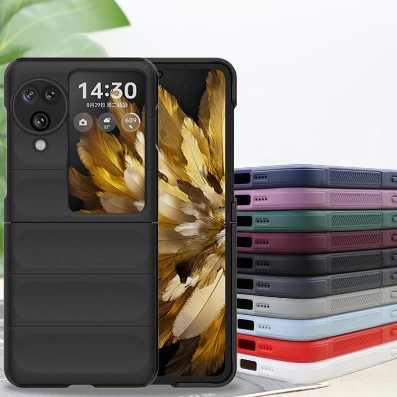 For OPPO Find N3 Flip Case OPPO Find N2 N3 Flip 5G Cover Luxury Matte PC Shockproof Protective Hard Back Cover OPPO Find N3 Flip
