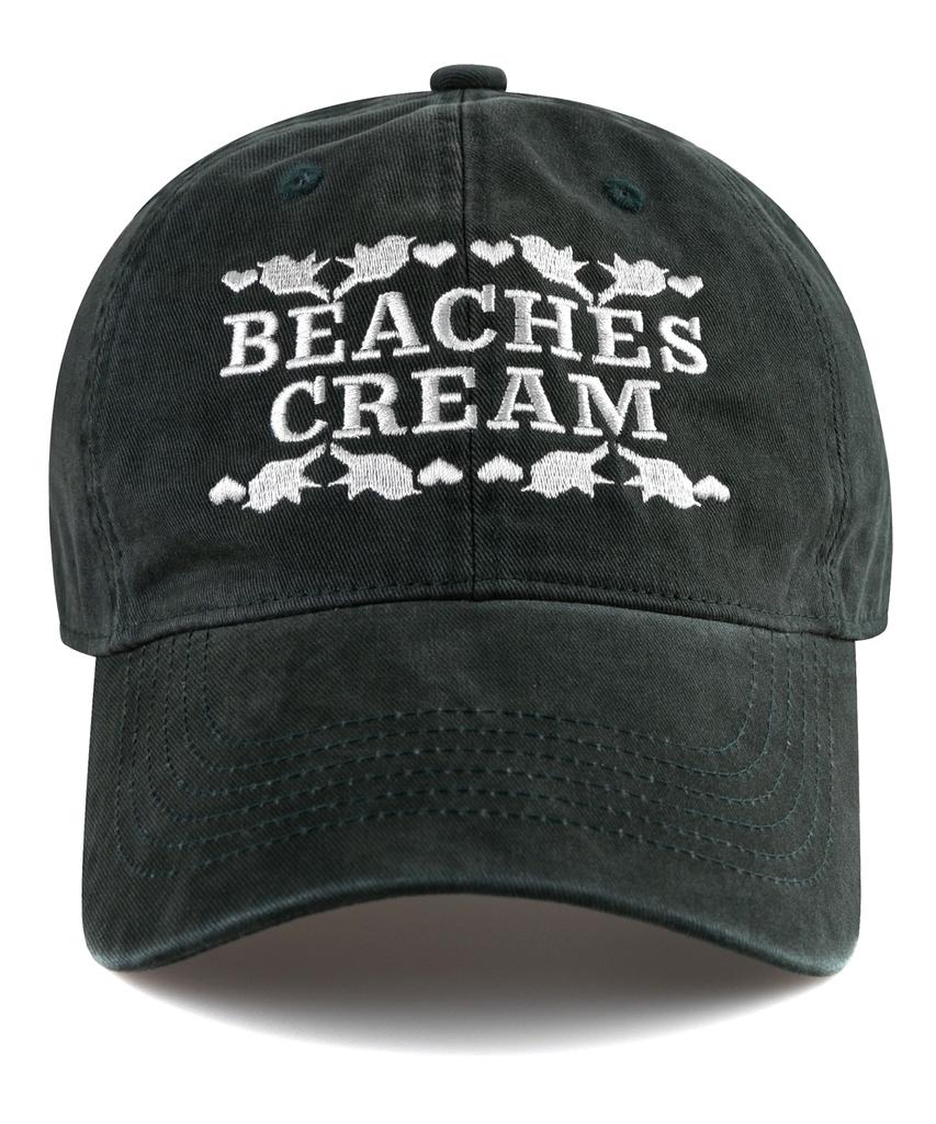 Bichiseuaenkeulim Love Piece Cation Ball Cap-Dark Green