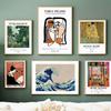 Henri Matisse Picasso Mark Rothko Kanagawa Wellen Wandkunst Leinwand Malerei Poster und Drucke Wandbilder für Wohnzimmer Dekor