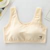 Teen Girls Middle High School Puberty Thin Wireless Cotton Sports Bra Vest