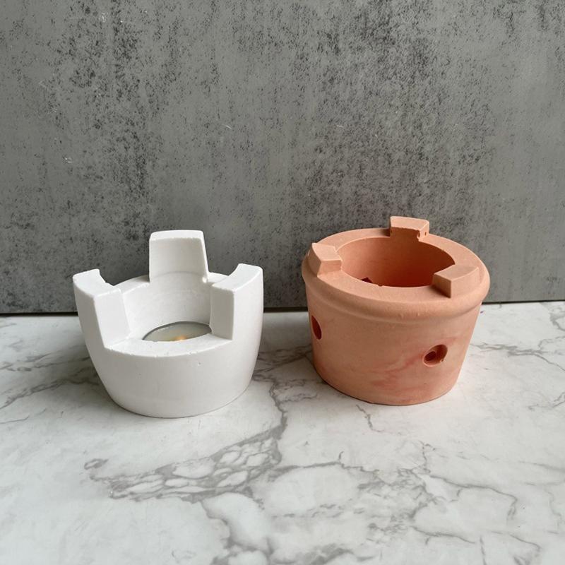 Diy Handmade Products Heating Warm Wine Device Silicone Mold Scented Gypsum Ornaments Drop Glue Mold for Decoration